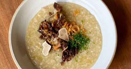 image for article This Special Arroz Caldo by a FilAm Chef Features Truffles — And It Looks Delicious!