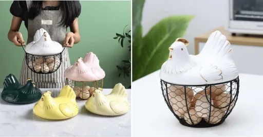 image for article Yes, You Need This Cute Wire Egg Basket in Your Kitchen