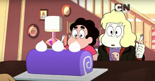 image for article Ube Cake Roll Makes an Appearance on Cartoon Network’s ‘Steven Universe’