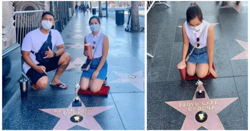 image for article Fan Honours Lloyd Cafe Cadena by Placing His Name in the Hollywood Walk of Fame