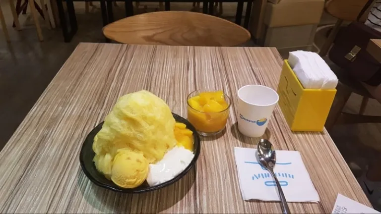 : mango shaved ice for one
