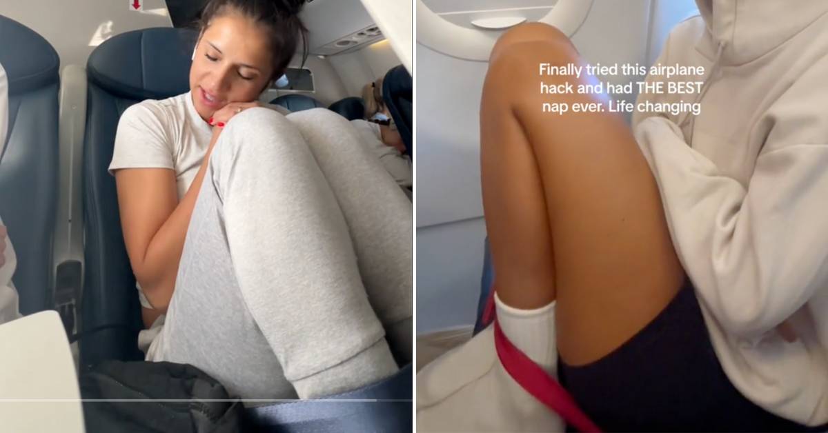 image for article Experts Warn Against Viral Airplane Napping Hack: What You Need to Know