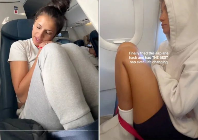 Viral Airplane Napping Hack