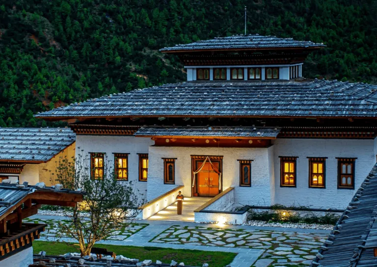 overlooking view of bhutan spirit sanctuary