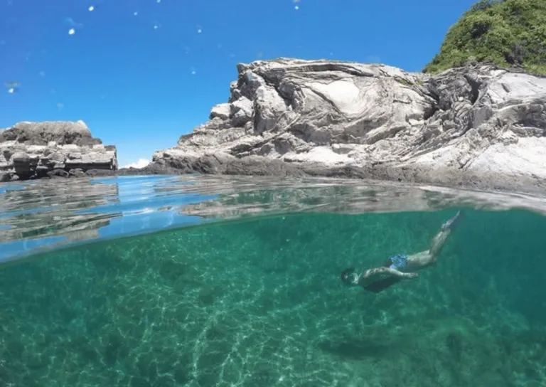 poseidon rock formation and lagoon in bato catanduanes