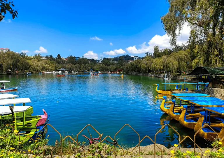 boats at Burnham Park in Baguio City