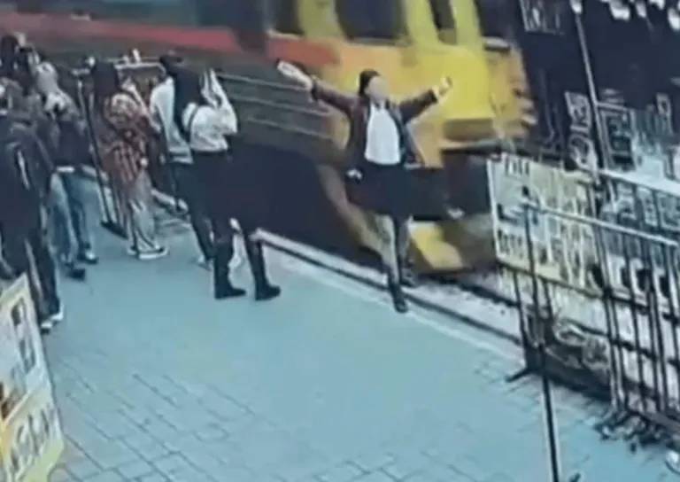 filipino woman struck by a train in taiwan