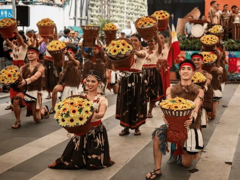 performances in the panagbenga grand opening parade