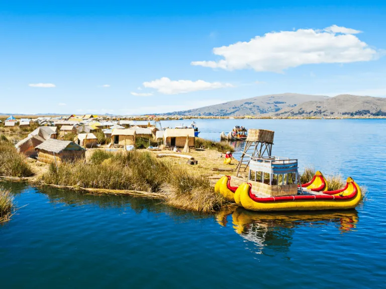 floating island in peru