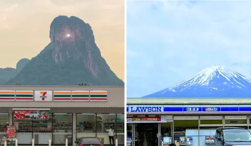 image for article Thailand’s Viral 7-Eleven: Mount Fuji Lawson Store Lookalike