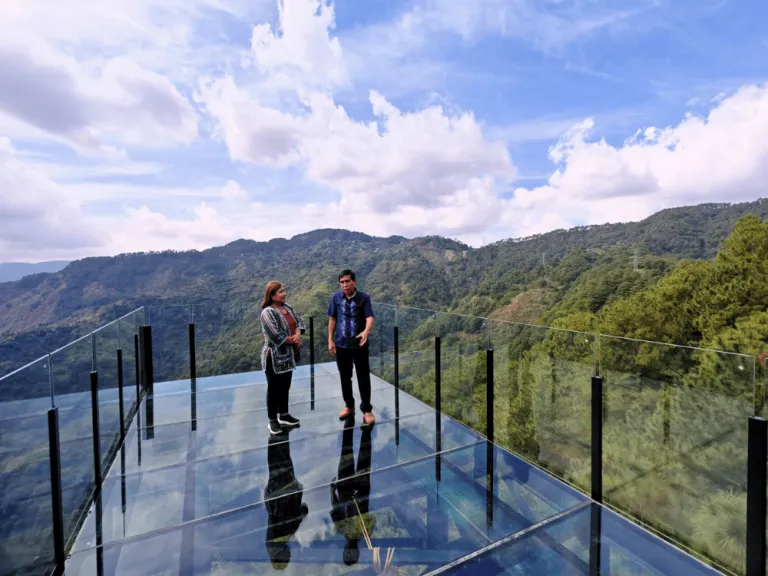 glass walkway at mt camisong