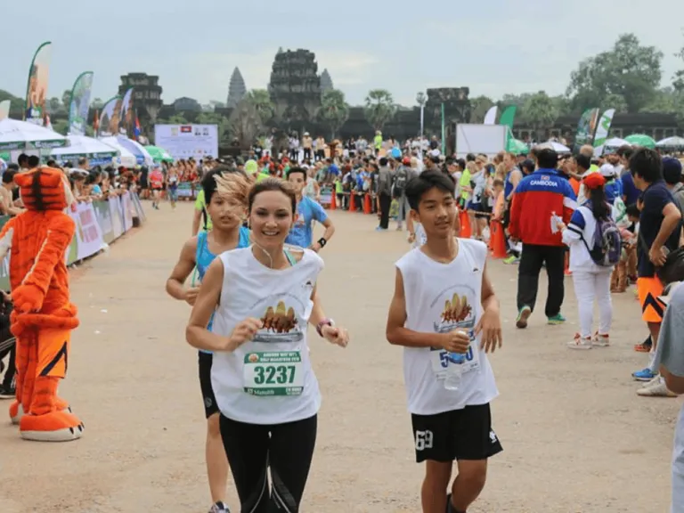 Angkor Wat International Half Marathon in Cambodia