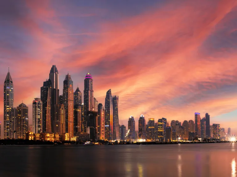 Dubai Marina Skyline, United Arab Emirates