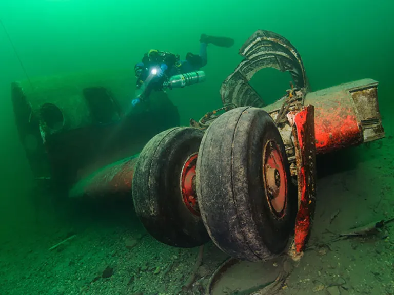 vobster diving in england