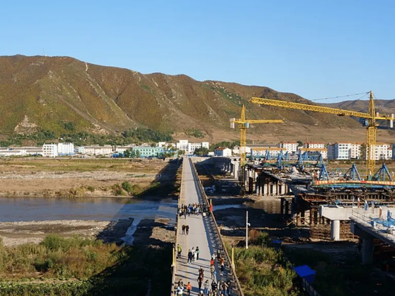 Tumen River in North Korea