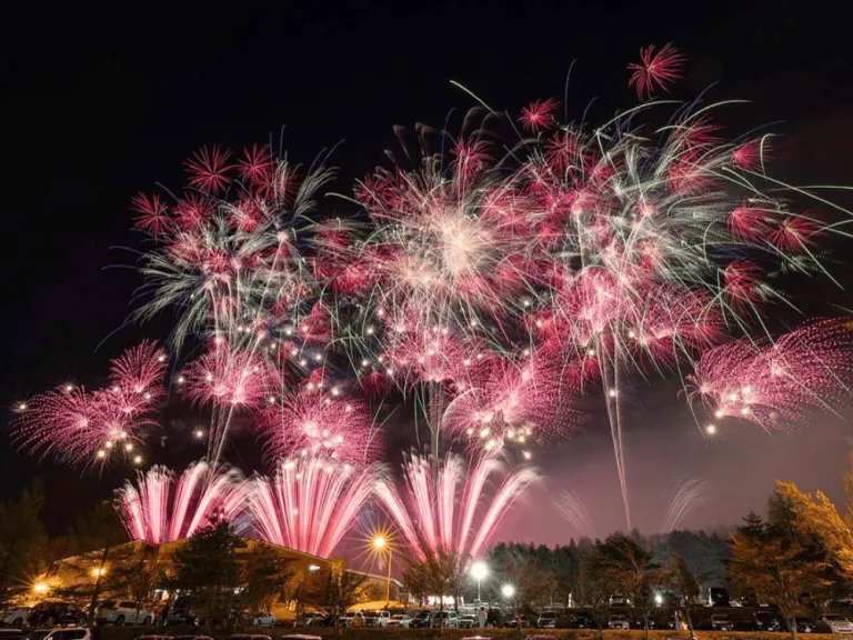 mount fuji fireworks