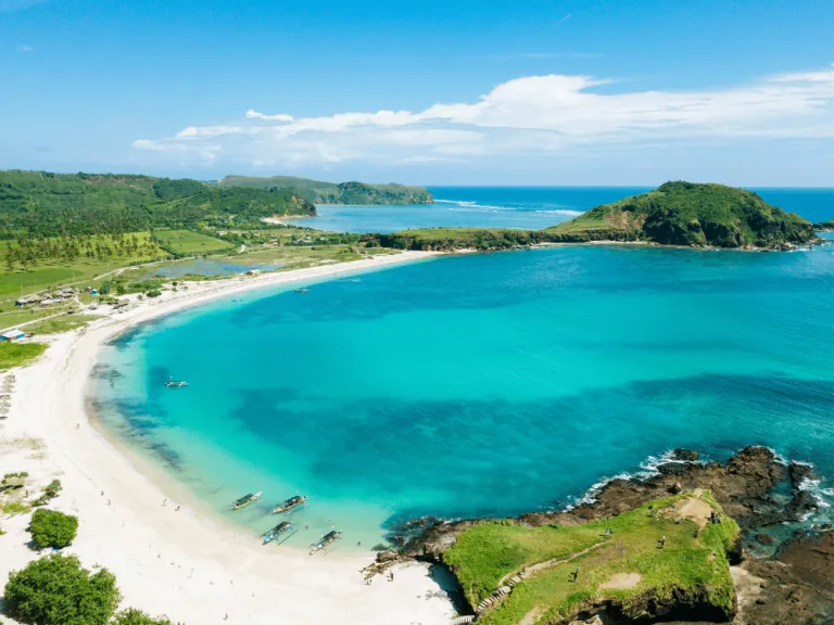 Lombok Island in Indonesia