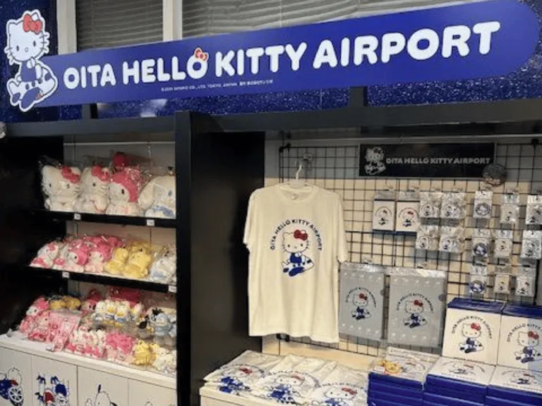 Hello Kitty Merchandise at the Oita Hello Kitty Airport