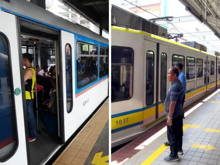 MRT and LRT in Manila