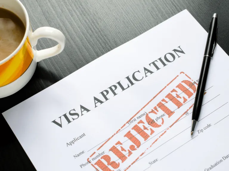 visa application rejected