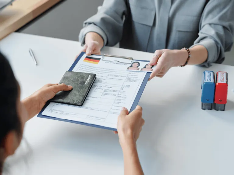 sending travel visa documents