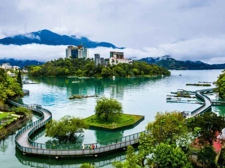 Sun Moon Lake in Nantou, Taiwan 