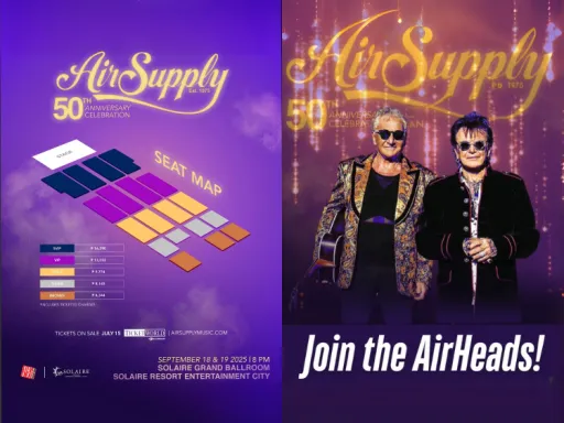 image for article Air Supply Returns to Manila for 50th Anniversary Live Concert 2025