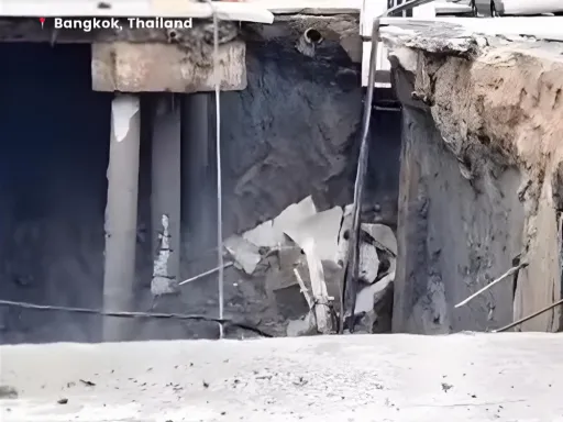 image for article WATCH: Giant Sinkhole Opens in Bangkok Right Outside a Hospital