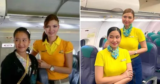 image for article Cabin Crew Goals: The Story Behind This 10-Year-Old Viral Photo