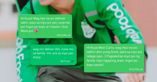 image for article GrabFood Prank Gone Right: How One Act of Kindness Inspired Pinoys to Give