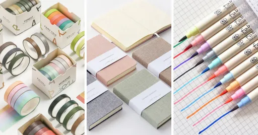 image for article 10 Must-Have Stationery Items for Your Bullet Journal