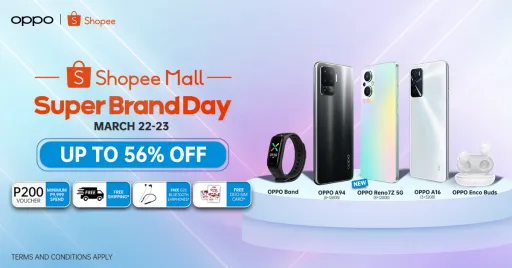 image for article OPPO Super Brand Day: Enjoy Up to 56% Off on Shopee